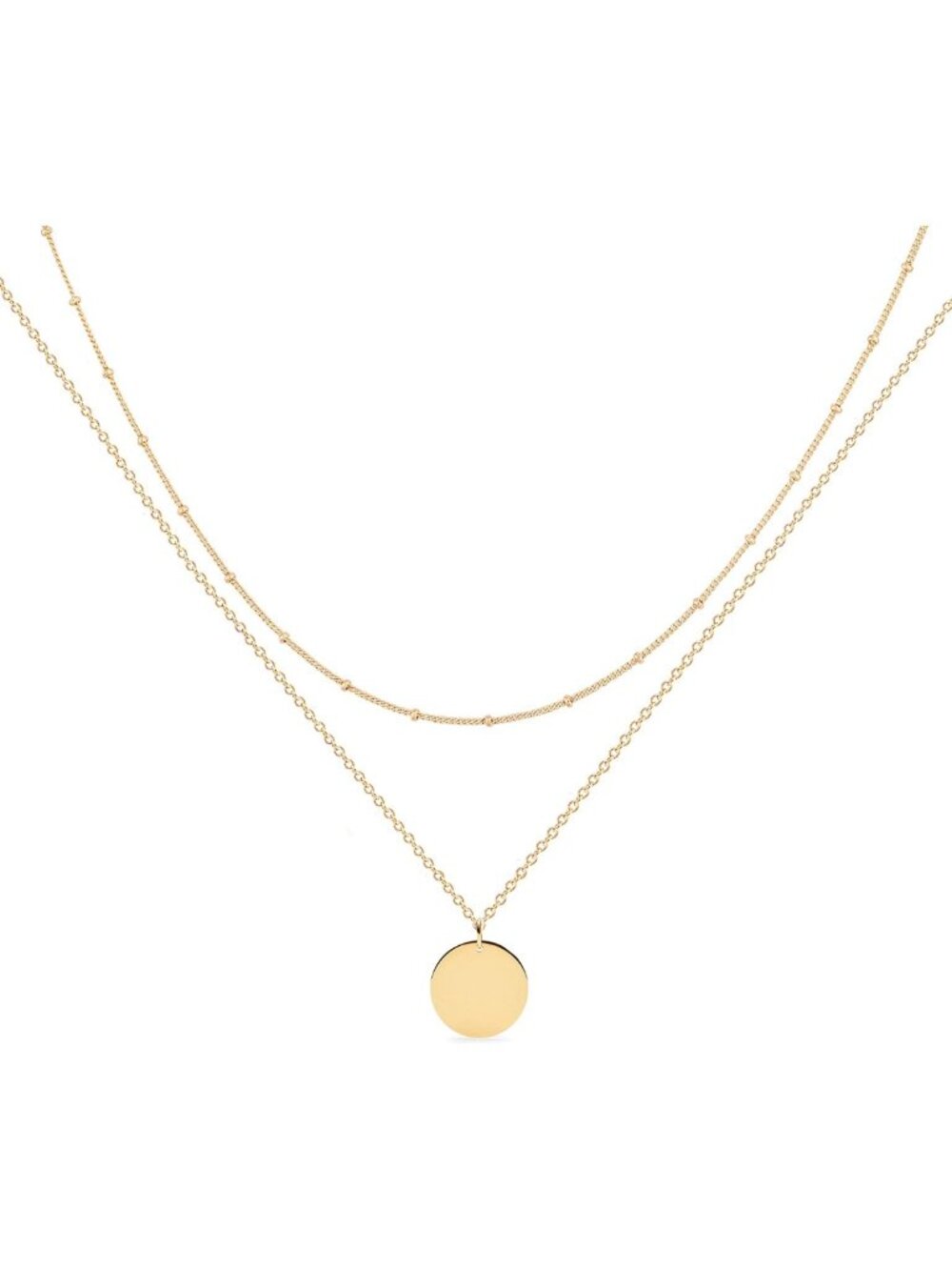 Dainty Layered Pendant Necklaces for Women - Trendy Jewelry for Everyday Wear